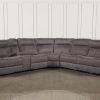 Denali Light Grey 6 Piece Reclining Sectionals With 2 Power Headrests (Photo 1 of 25)