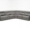 Denali Charcoal Grey 6 Piece Reclining Sectionals With 2 Power Headrests (Photo 3 of 25)