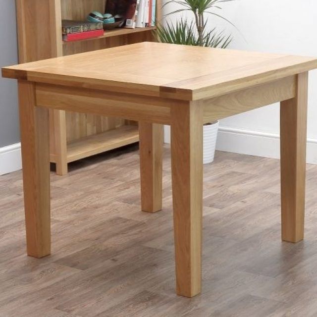 2024 Latest Square Oak Dining Tables