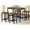 Denzel 5 Piece Counter Height Breakfast Nook Dining Sets (Photo 1 of 25)