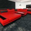 Red and Black Sofas (Photo 10 of 10)