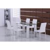 Clear Glass Dining Tables and Chairs (Photo 22 of 25)
