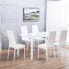 White Dining Tables and 6 Chairs (Photo 25 of 25)