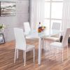 White Glass Dining Tables and Chairs (Photo 22 of 25)