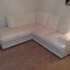 White Leather Corner Sofa (Photo 20 of 20)