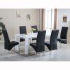 Black Gloss Dining Tables and 6 Chairs (Photo 5 of 25)