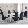 Black High Gloss Dining Tables and Chairs (Photo 16 of 25)