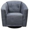 Umber Grey Swivel Accent Chairs (Photo 8 of 25)