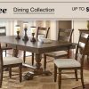 Valencia 5 Piece Round Dining Sets With Uph Seat Side Chairs (Photo 13 of 25)