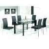 Black Glass Dining Tables and 6 Chairs (Photo 18 of 25)