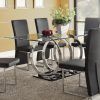 Round Black Glass Dining Tables and Chairs (Photo 20 of 25)