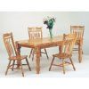 Jaxon 5 Piece Extension Round Dining Sets With Wood Chairs (Photo 4 of 25)