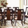 Chandler 7 Piece Extension Dining Sets With Fabric Side Chairs (Photo 25 of 25)