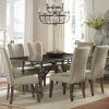 Jaxon 7 Piece Rectangle Dining Sets With Upholstered Chairs (Photo 12 of 25)