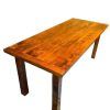 120X60 Bordered Desktop Elm Wood And Iron Dining Table - Buy Dining inside Dining Tables 120X60 (Photo 6599 of 7825)