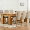 Dining Tables and Fabric Chairs (Photo 5 of 25)