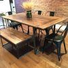 Dining Tables With Metal Legs Wood Top (Photo 23 of 25)