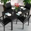 Black Extendable Dining Tables and Chairs (Photo 3 of 25)