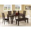 Amir 5 Piece Solid Wood Dining Sets (Set of 5) (Photo 6 of 25)