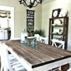 Dining Tables With White Legs and Wooden Top (Photo 11 of 25)
