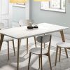 Dining Tables With White Legs and Wooden Top (Photo 4 of 25)