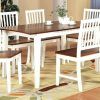 Dining Tables With White Legs and Wooden Top (Photo 7 of 25)