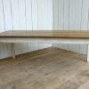 Dining Tables With White Legs and Wooden Top (Photo 8 of 25)