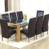 Glass Dining Tables and Leather Chairs (Photo 1 of 25)