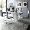 White Gloss Dining Room Furniture (Photo 19 of 25)