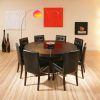 8 Seater Round Dining Table and Chairs (Photo 4 of 25)