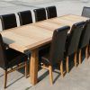 Oak Dining Tables and Leather Chairs (Photo 3 of 25)