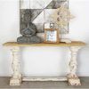 Antique White Distressed Console Tables (Photo 21 of 25)