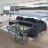Modern U-Shape Sectional Sofas in Gray (Photo 7 of 15)