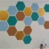 Teal Hexagons Wall Art (Photo 13 of 15)