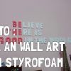 Styrofoam Wall Art (Photo 2 of 20)