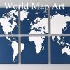 Diy World Map Wall Art (Photo 4 of 25)