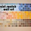 Paint Swatch Wall Art (Photo 1 of 20)