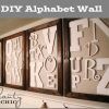 Alphabet Wall Art (Photo 14 of 25)