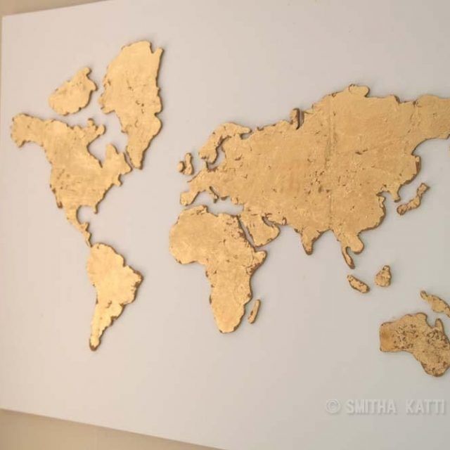 25 Best Diy World Map Wall Art