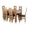 Oak Dining Tables and Leather Chairs (Photo 24 of 25)