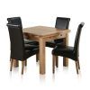Oak Extending Dining Tables and 4 Chairs (Photo 21 of 25)