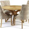 Dining Tables and Fabric Chairs (Photo 11 of 25)