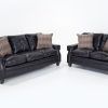 Panther Black Leather Dual Power Reclining Sofas (Photo 6 of 15)