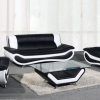 Black and White Leather Sofas (Photo 12 of 20)