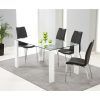 Glass and White Gloss Dining Tables (Photo 24 of 25)
