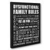 Family Rules Canvas Wall Art (Photo 7 of 20)