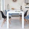 White Gloss Dining Chairs (Photo 25 of 25)