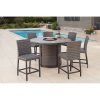Wyatt 7 Piece Dining Sets With Celler Teal Chairs (Photo 9 of 25)