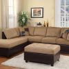 Chocolate Brown Sectional With Chaise (Photo 9 of 15)