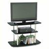 Tier Entertainment Tv Stands in Black (Photo 1 of 15)